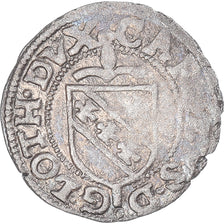 Coin, FRENCH STATES, LORRAINE, Charles III, 1/2 Spadin, Nancy, EF(40-45)