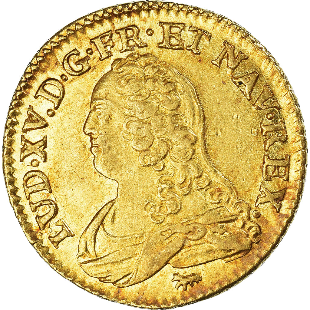 Coin, France, Louis XV, Louis d'or aux lunettes, Louis d'Or, 1737, Paris