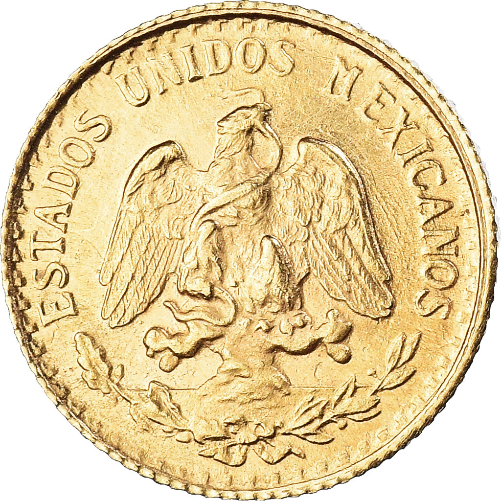Münze, Mexiko, 2 Pesos, 1945, Mexico City, VZ, Gold, KM:461