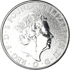 Moneda, Gran Bretaña, Elizabeth II, Lion of England, 2 Oz, 5 Pounds, 2016