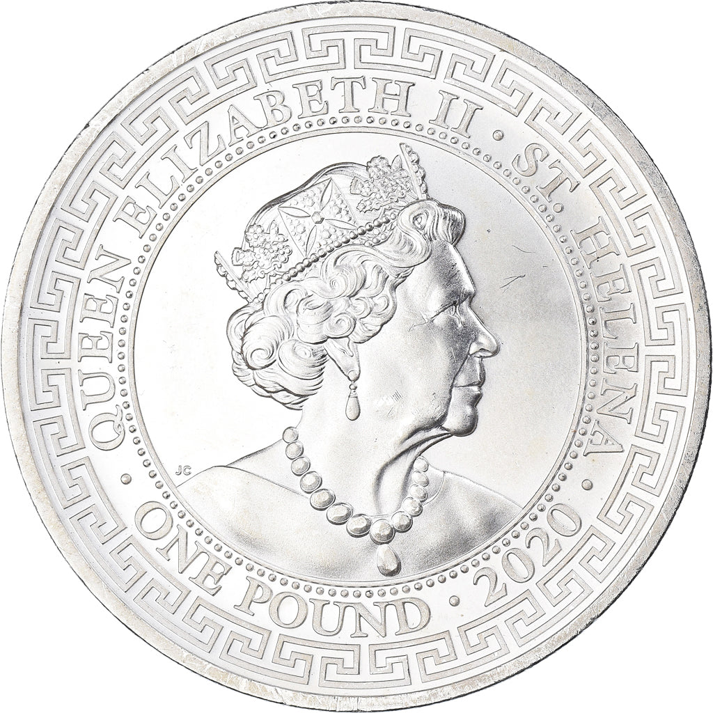 Coin, Saint Helena, Elizabeth II, East India Company Trade Dollar, 1 Oz, Pound