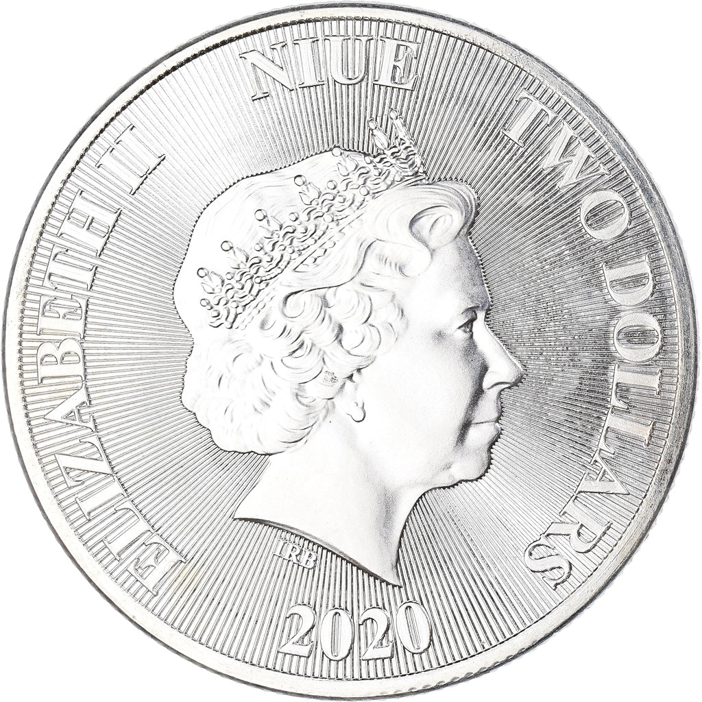 Moneta, Niue, Elizabeth II, Tree of Life, 1 Oz, 2 Dollars, 2020, Proof, FDC