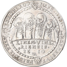Munten, Duitse staten, SAXE-WEIMAR, Johann Ernst, Thaler, 1610, Saalfeld, FR+