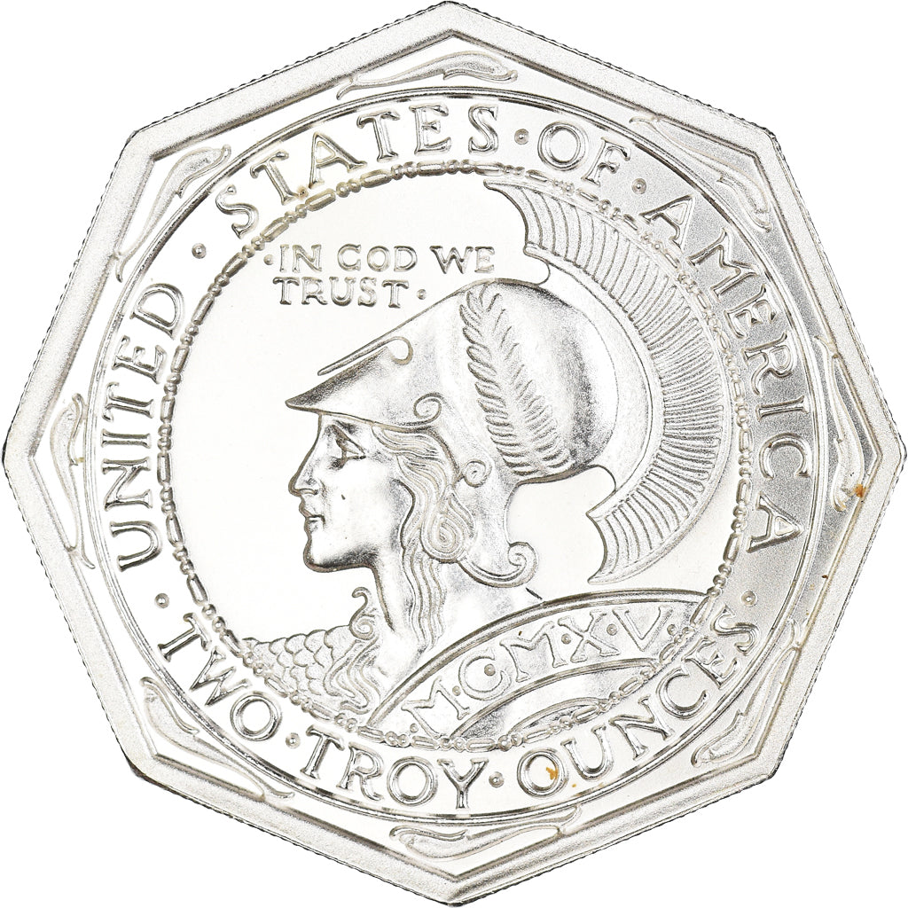 Coin, United States, Panama-Pacific Exposition, 2 Troy Ounces, 2015, Proof