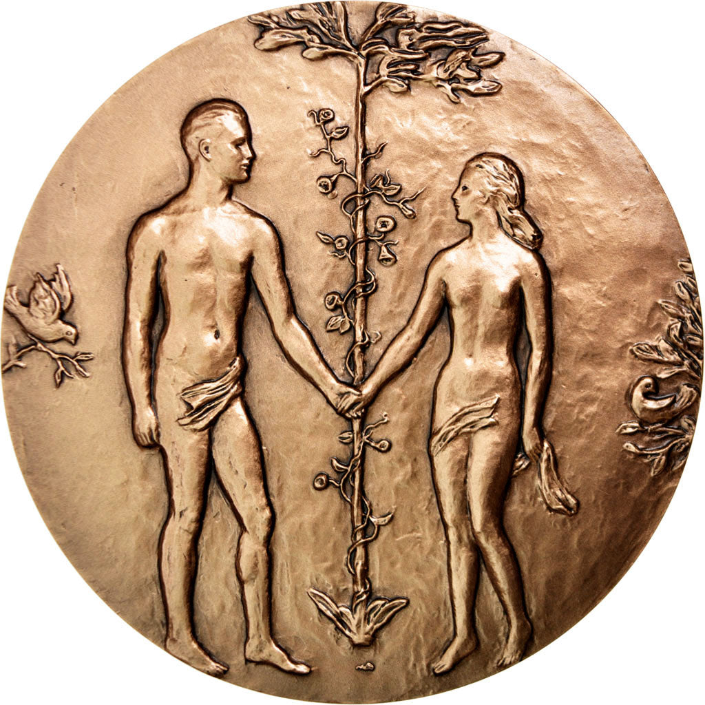 FRANCE, Politics, Society, War, The Fifth Republic, Medal, MS(65-70), Bronze,...