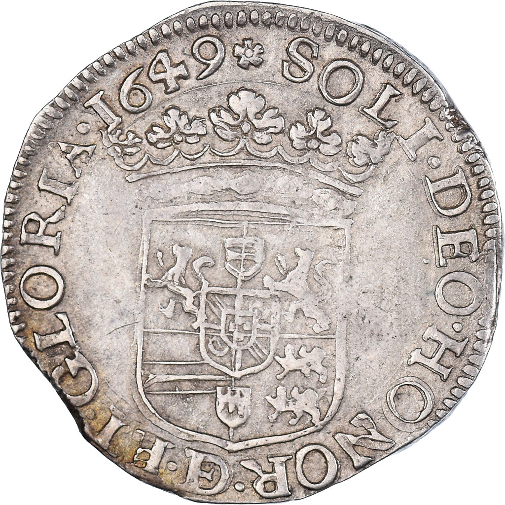 Coin, FRENCH STATES, ORANGE, Guillaume IX, Teston, 1649, Orange, EF(40-45)