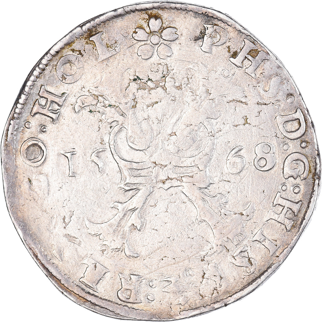 Coin, Spanish Netherlands, HOLLAND, Philip II, 1/2 Bourgondische Rijksdaalder