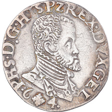Monnaie, Pays-Bas espagnols, GELDERLAND, Philippe II, 1/5 Ecu, 1564, Nijmegen