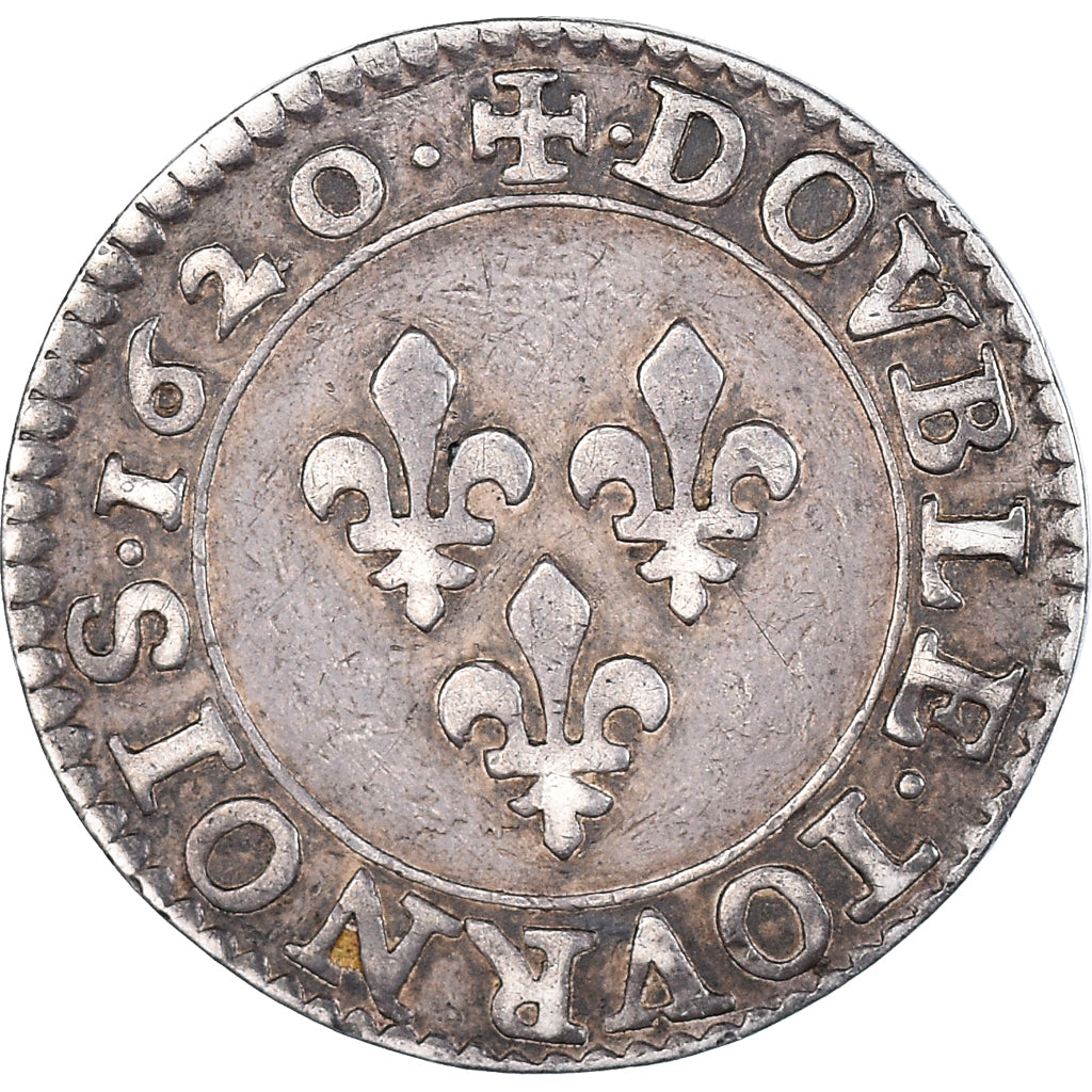 Münze, Frankreich, Louis XIII, Double Tournois, 1620, Paris, ESSAI, SS, Silber