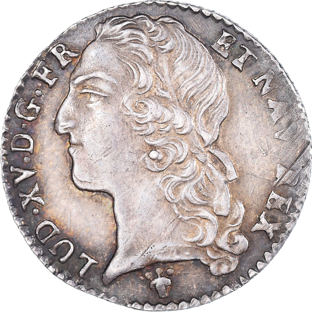 Moneda, Francia, Louis XV, 1/10 Écu au bandeau, 12 Sols, 1/10 ECU, 1767, Reims