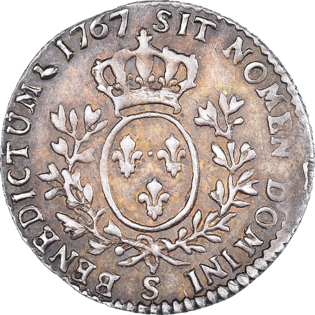 Moneda, Francia, Louis XV, 1/10 Écu au bandeau, 12 Sols, 1/10 ECU, 1767, Reims
