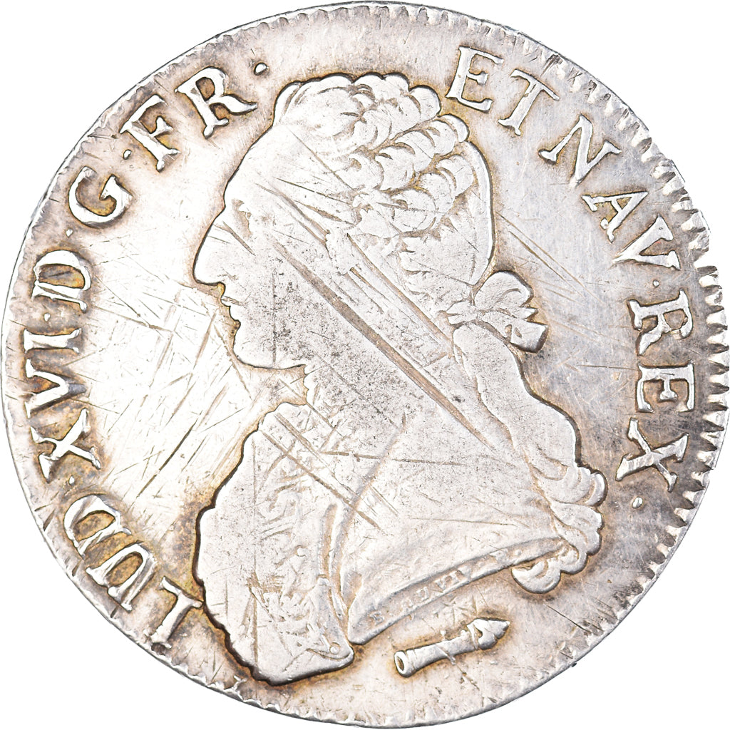 Coin, France, Louis XVI, Écu aux branches d'olivier, Ecu, 1785, Perpignan