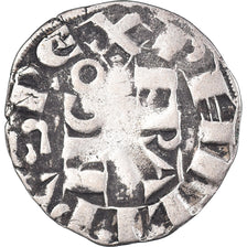 Coin, France, Philippe II, Denier Parisis, Arras, EF(40-45), Silver