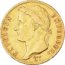 Coin, France, Napoleon I, 20 Francs, 1815, Paris, Cent Jours, VF(30-35), Gold