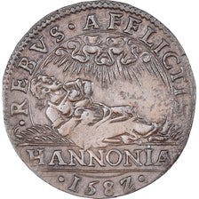 Spanish Netherlands, Token, État malheureux du Hainaut, 1582, AU(50-53), Copper
