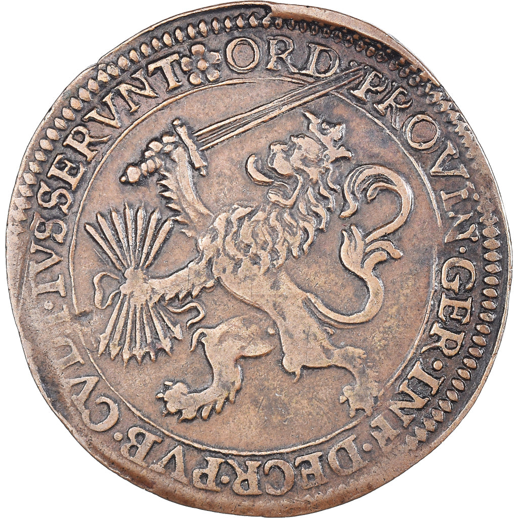 Niederlande, betaalpenning, Storming of Steenwijk, 1592, SS+, Kupfer