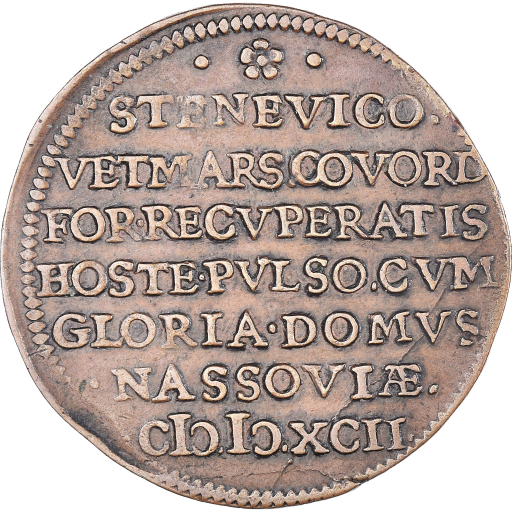 Niederlande, betaalpenning, Storming of Steenwijk, 1592, SS+, Kupfer