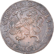 Pays-Bas, Jeton, Victory of Maurice of Orange at Turnhout, 1597, TTB+, Cuivre