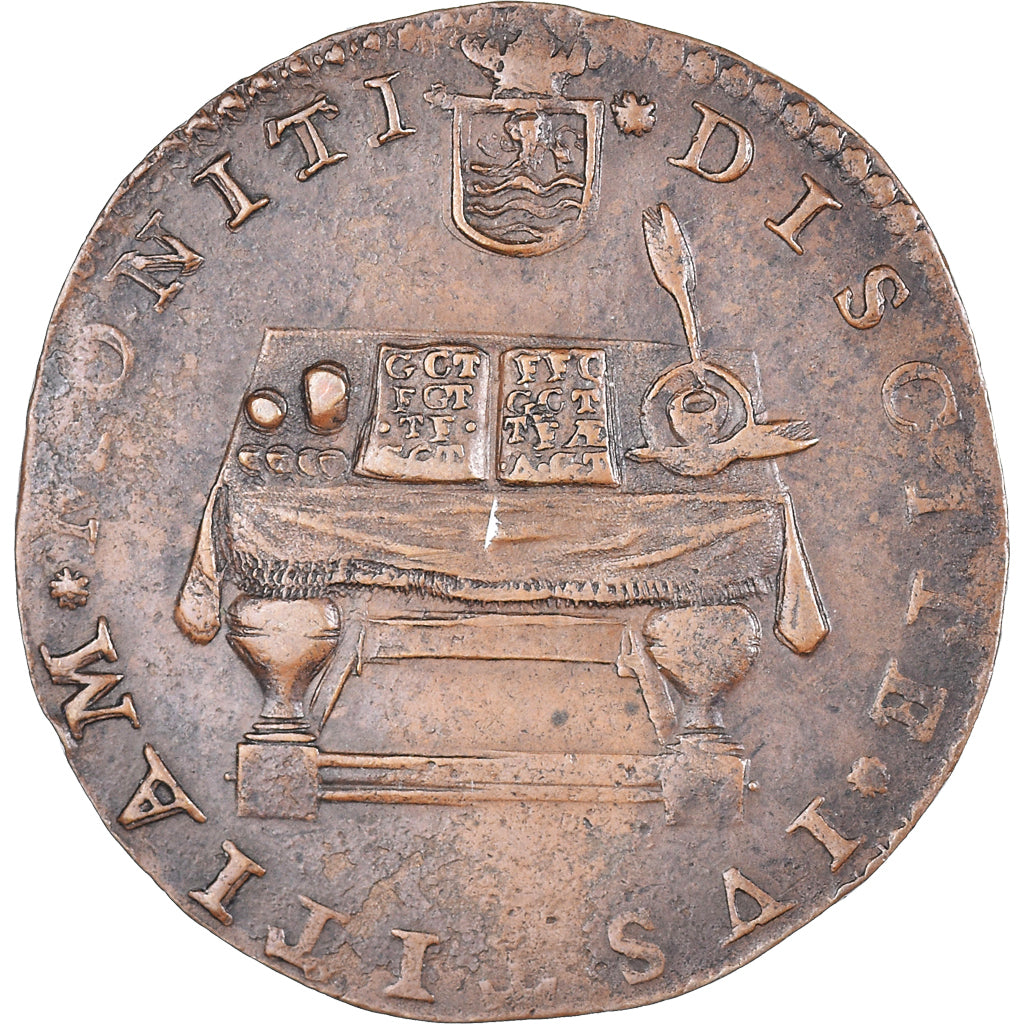 Pays-Bas, Jeton, Accounting Office of Zeeland, 1645, TTB+, Cuivre