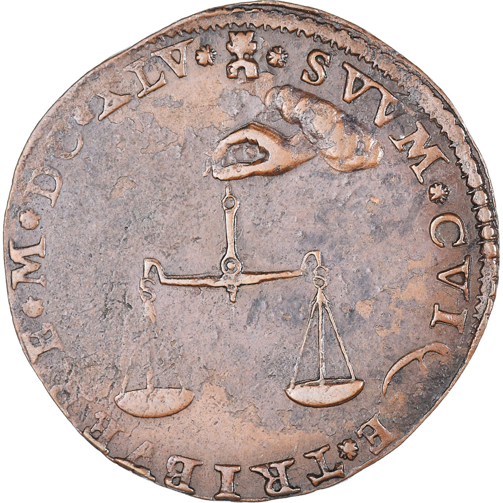 Pays-Bas, Jeton, Accounting Office of Zeeland, 1645, TTB+, Cuivre