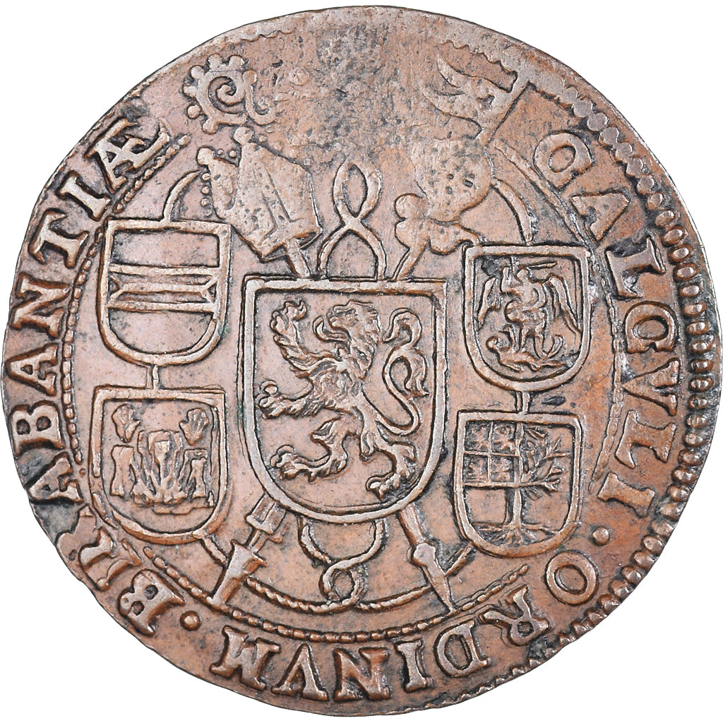 Spanish Netherlands, Token, Philippe IV, États de Brabant, 1647, AU(50-53)