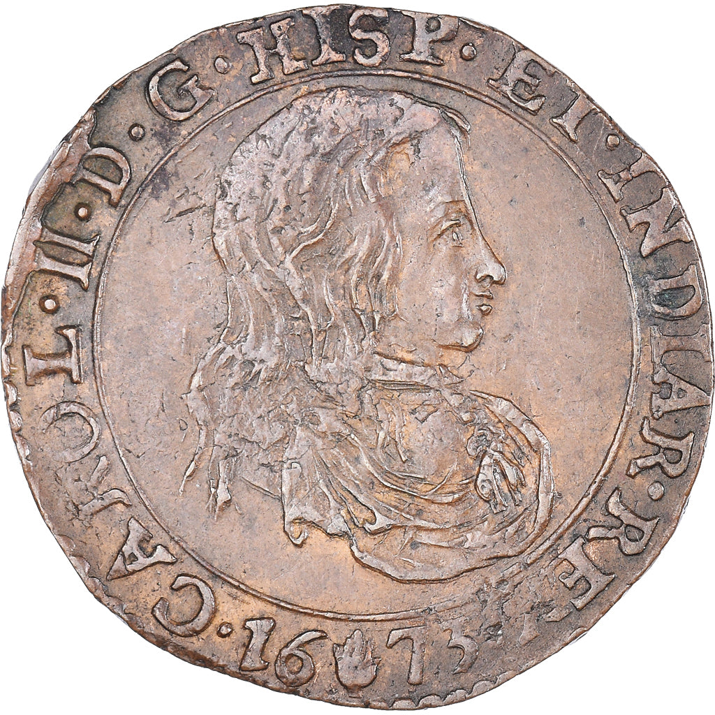 Spanish Netherlands, Token, Charles II, Déclaration de guerre à la France
