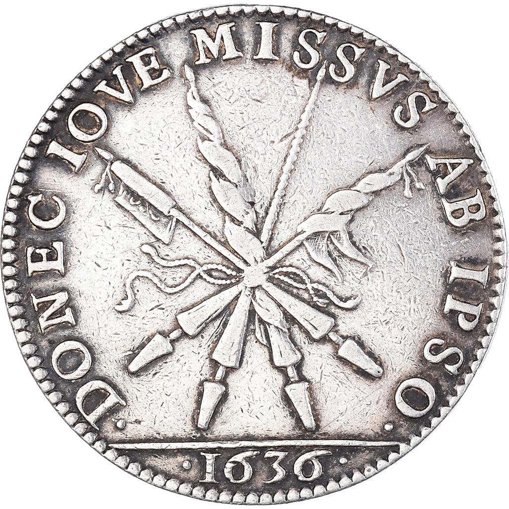 Francja, Token, Gaston d'Orléans, 1636, EF(40-45), Srebro, Feuardent:10844