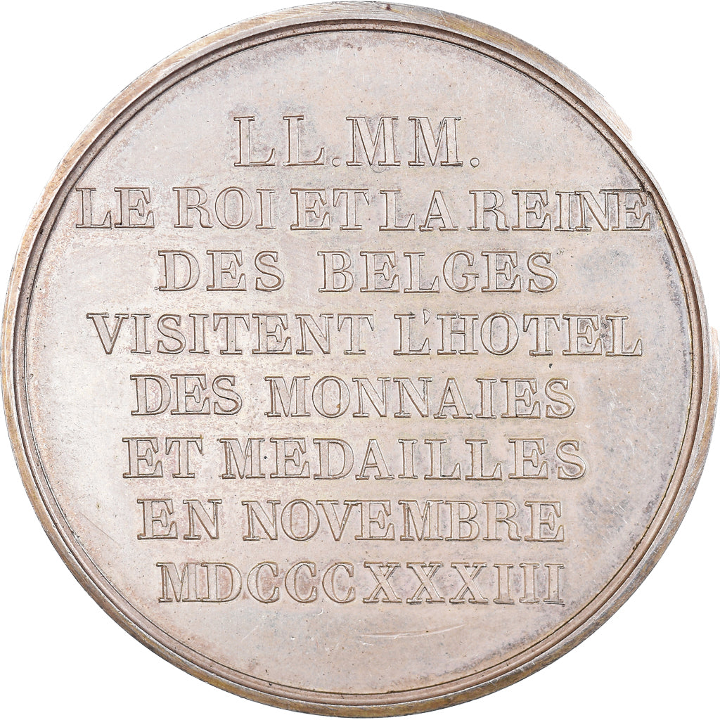 France, Médaille, Léopold Ier, Visite de Leopold I et Louise d'Orléans à
