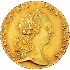 Coin, Great Britain, George III, 1/4 Guinea, 1762, London, AU(55-58), Gold