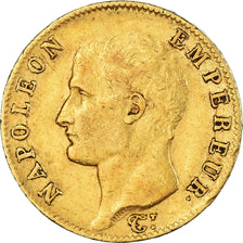 Moneda, Francia, Napoleon I, 20 Francs, 1806, Paris, MBC, Oro, KM:674.1, Le