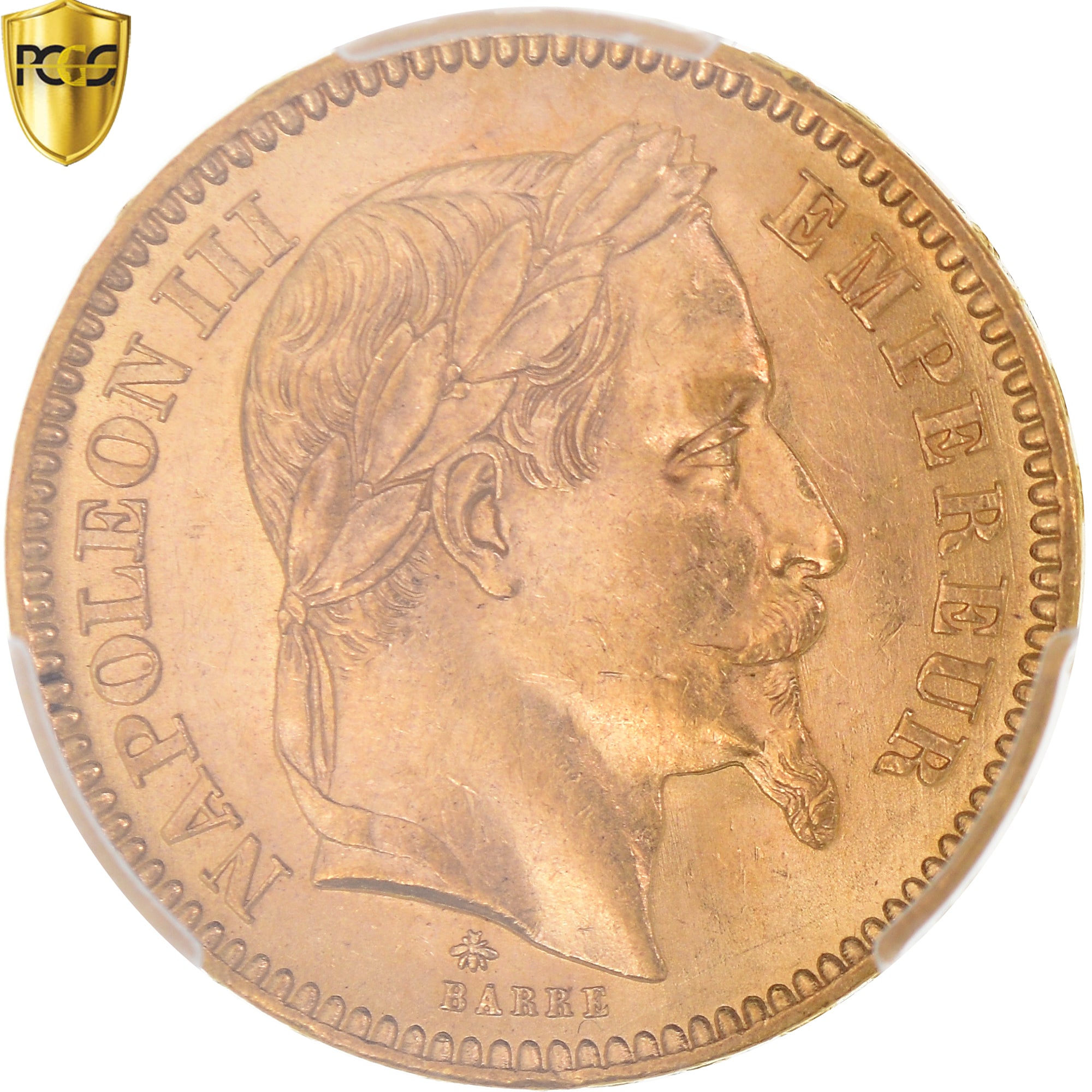 Monnaie, France, Napoleon III, 20 Francs, 1862, Paris, PCGS, MS62, SUP+, Or