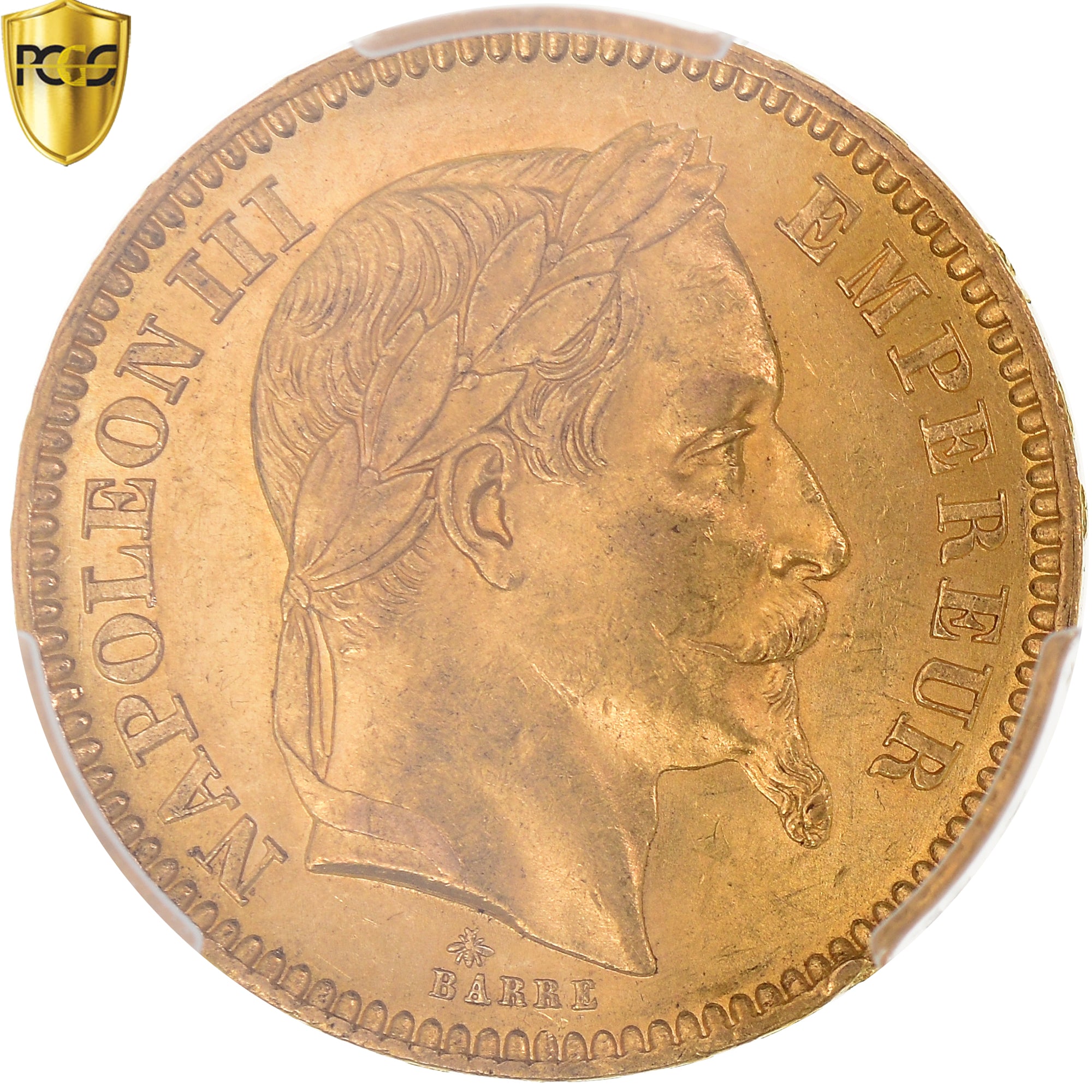 Monnaie, France, Napoleon III, 20 Francs, 1862, Paris, PCGS, MS63, SPL, Or