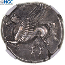 Moneta, Akarnania, Stater, 4th-3rd c. BC, Thyrreion, gradacja, NGC, Ch XF