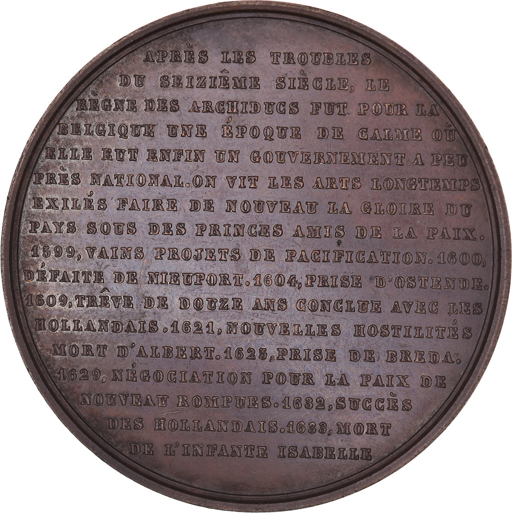 Belgium, Medal, Albert & Isabelle, Jouvenel, MS(63), Bronze