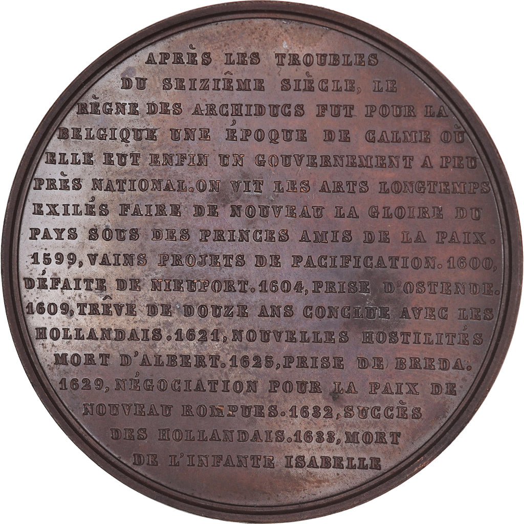 Belgium, Medal, Albert & Isabelle, Jouvenel, MS(63), Bronze