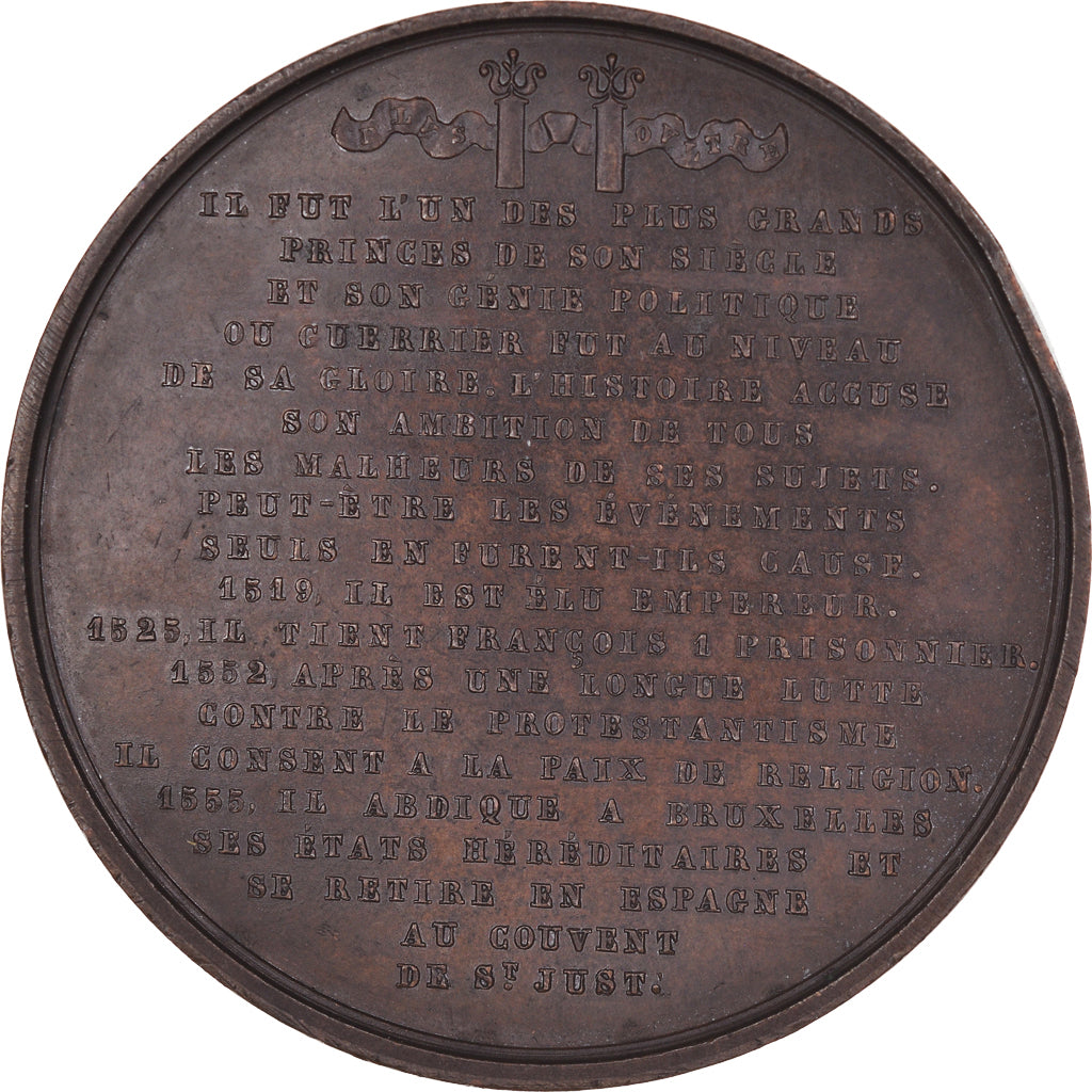 Belgien, Medaille, Charles Quint, Jouvenel, VZ+, Bronze