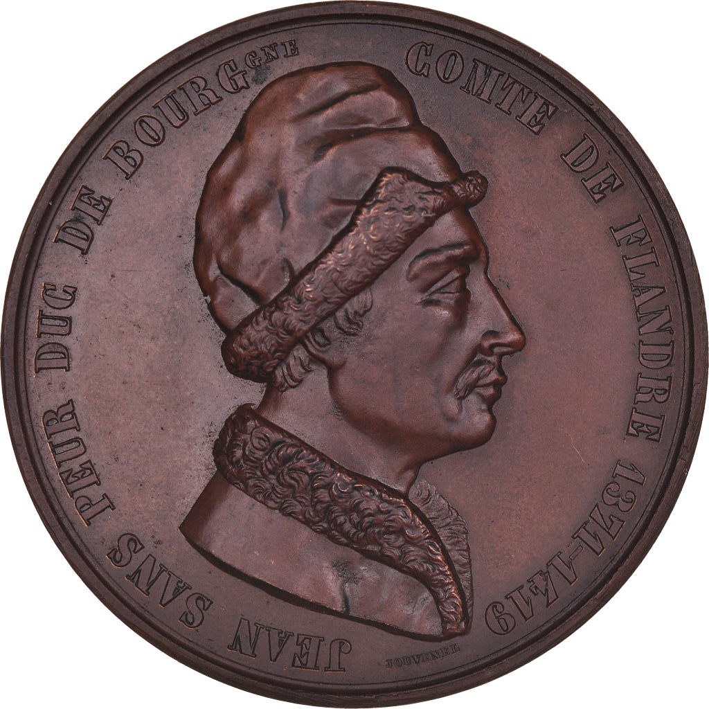 Belgium, Medal, Jean Sans Peur, Jouvenel, MS(63), Bronze