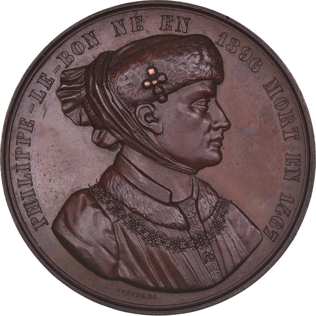 Belgium, Medal, Philippe le Bon, Jouvenel, MS(63), Bronze