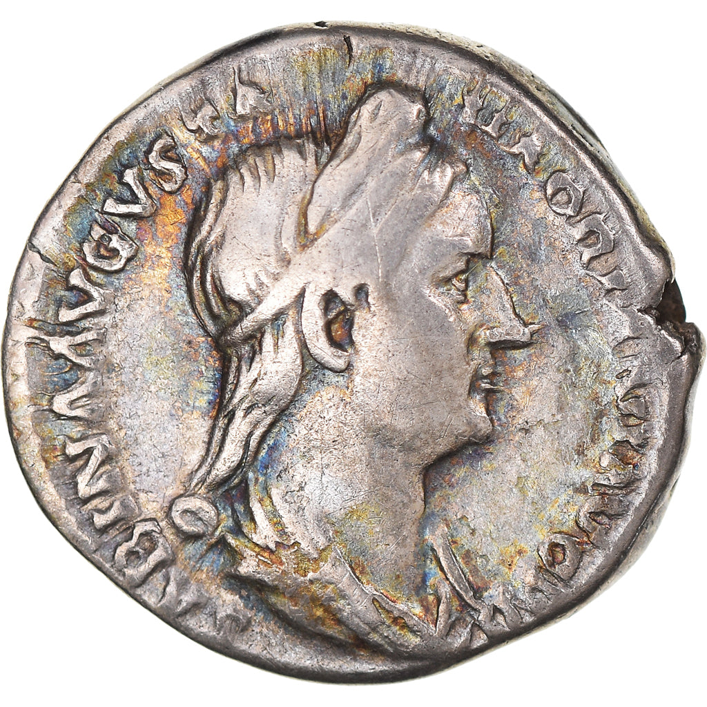 Coin, Ancient Rome, Roman Empire (27 BC – AD 476), Sabina, Denarius, 115