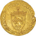 Moneta, Francia, François Ier, Écu d'or au soleil, Rouen, BB+, Oro