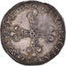 Coin, France, Louis XIV, 1/4 d'écu à la croix de face, 1646, Limoges