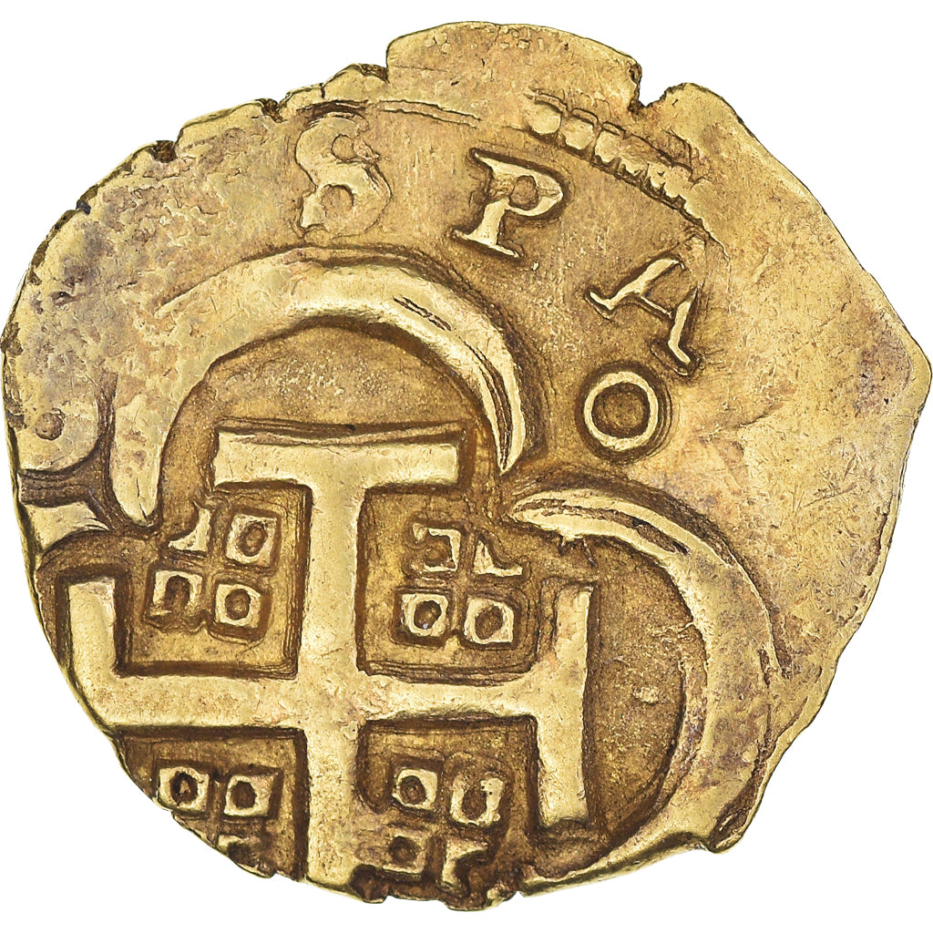 Coin, Spain, Philip IV, 2 Escudos, Seville, EF(40-45), Gold