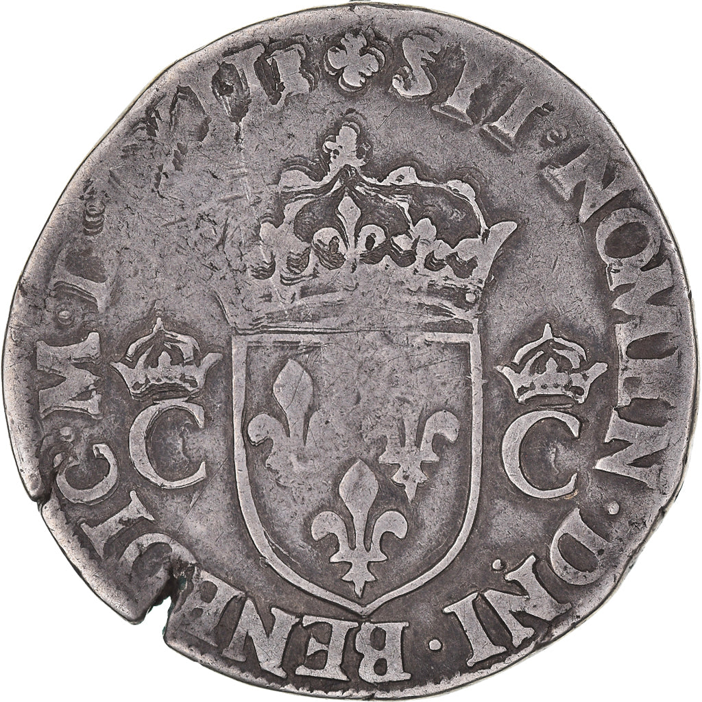 Moneta, Francia, Charles IX, Teston, 1562, Orléans, MB, Argento, Sombart:4626