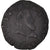 Coin, France, Henri IV, Double Tournois, 1593, Limoges, EF(40-45), Copper
