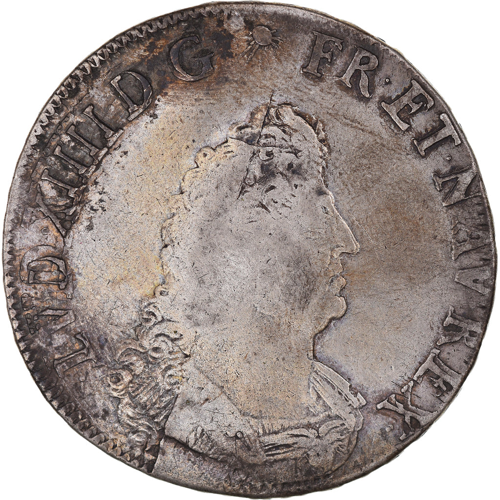 Munten, Frankrijk, Louis XIV, 1/2 Écu de Flandre aux palmes, 1/2 Ecu, 1695