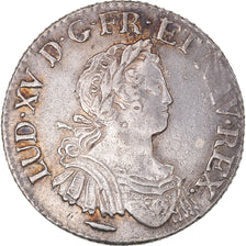 Moeda, França, Louis XV, 1/4 Écu aux 8 L, 30 Sols, 1/4 ECU, 1725, Amiens