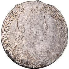 Munten, Frankrijk, Louis XIV, 1/2 Écu à la mèche longue, 1/2 Ecu, 1649