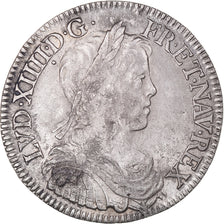 Monnaie, France, Louis XIV, 1/2 Écu à la mèche longue, 1/2 Ecu, 1652, Paris