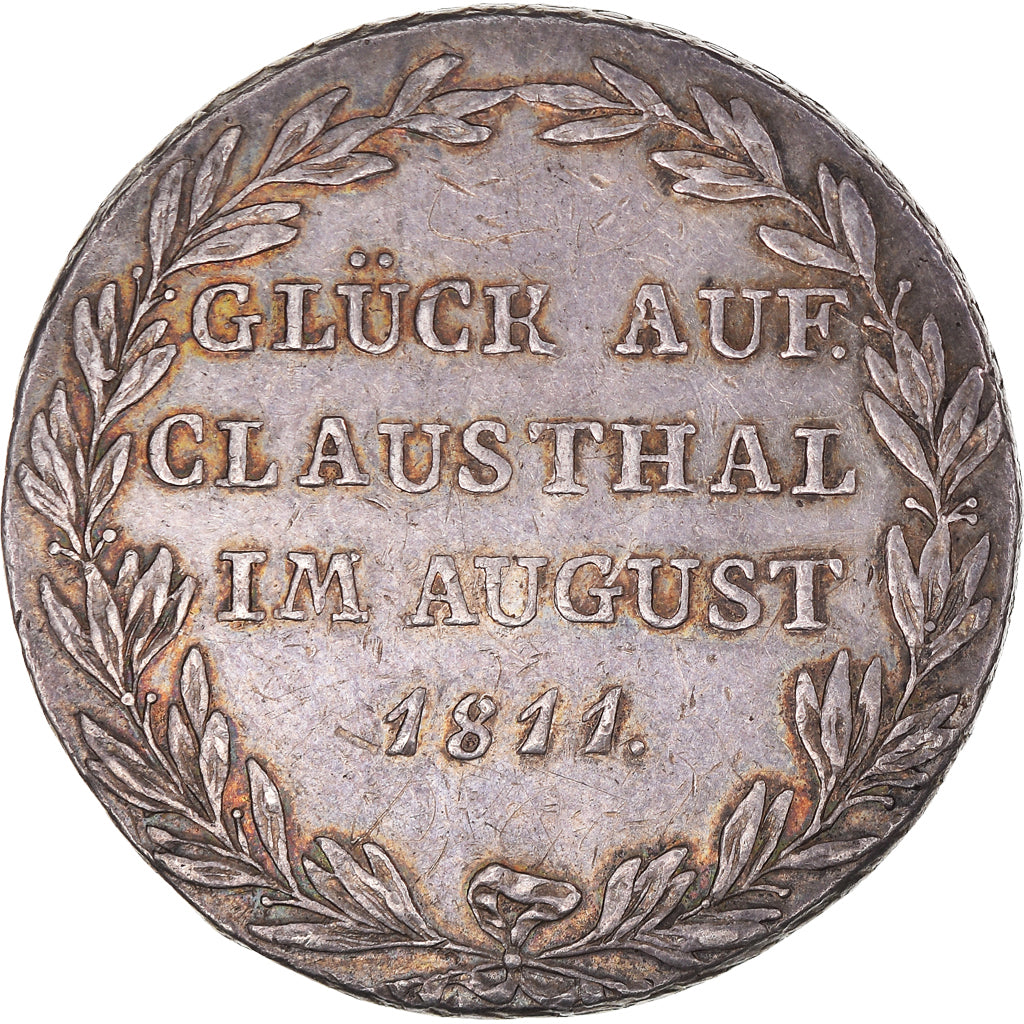 Coin, German States, WESTPHALIA, Jerome, 2/3 Thaler, Reichs, 1811, Cassel