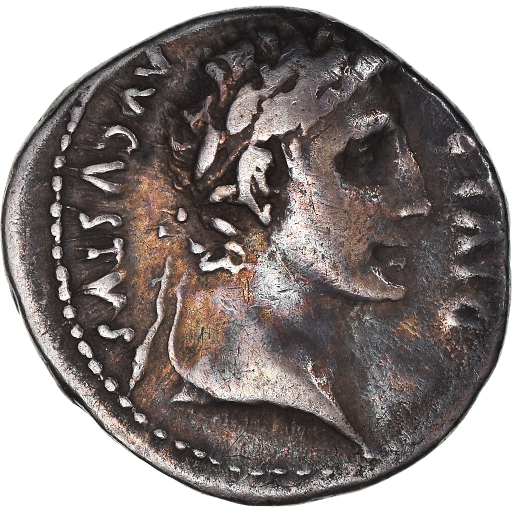 Coin, Ancient Rome, Roman Empire (27 BC – AD 476), Augustus, Denarius, 11-10